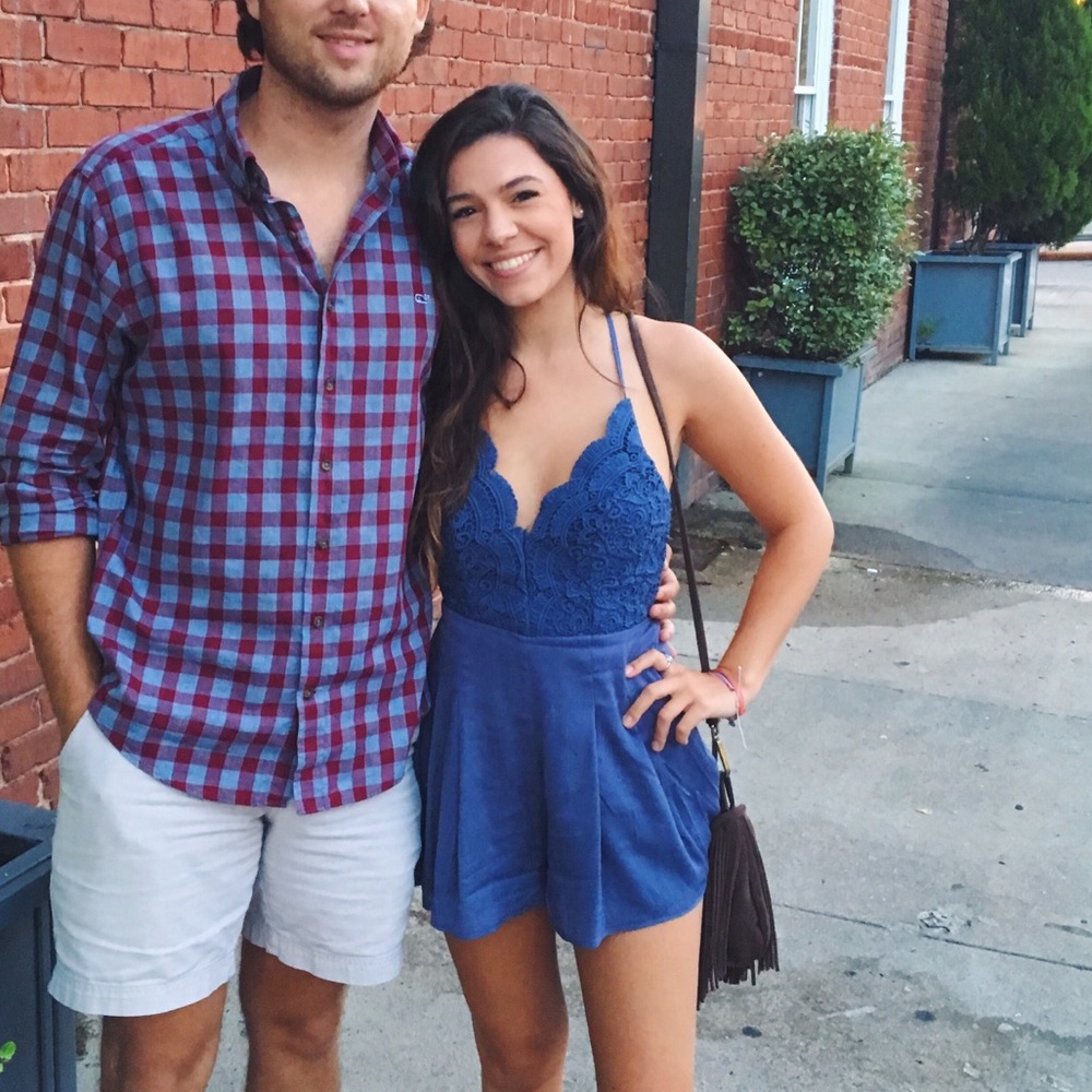 Lulus Star Spangled Backless Romper